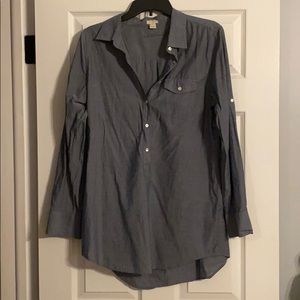 J. Crew Half Button Down Tunic